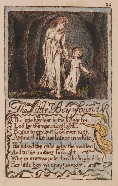 Songs of Innocence and of Experience, Plate 22 by William Blake